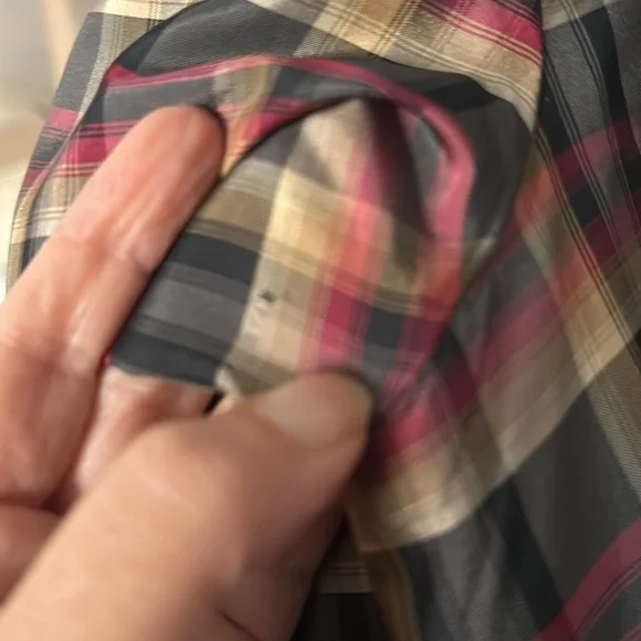 Eci New York Silk Retro Plaid Double Breasted 3 Quarter Sleeve Tie Belt Size 2 - Picture 12 of 12